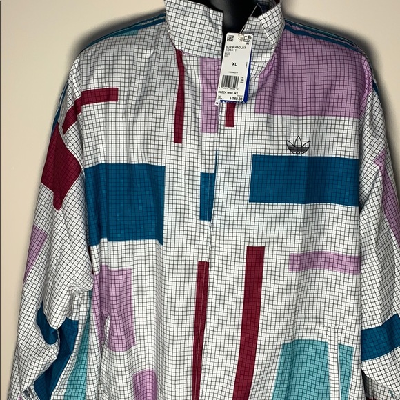 adidas grid block jacket